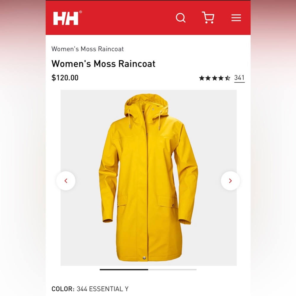 Helly Hansen Waterproof Moss Raincoat
